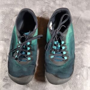 Merrell Vapor Glove 4 Barefoot Running Shoes Womens 9 Teal Blue Minimalist